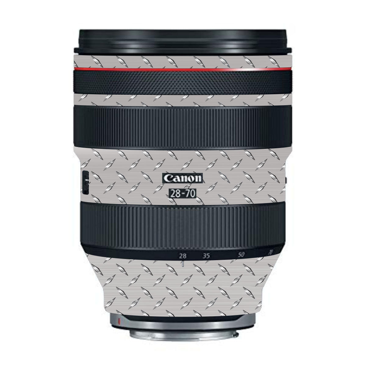 Textured Silver Tread Canon RF 28-70mm F/2L USM Camera Lens Skin