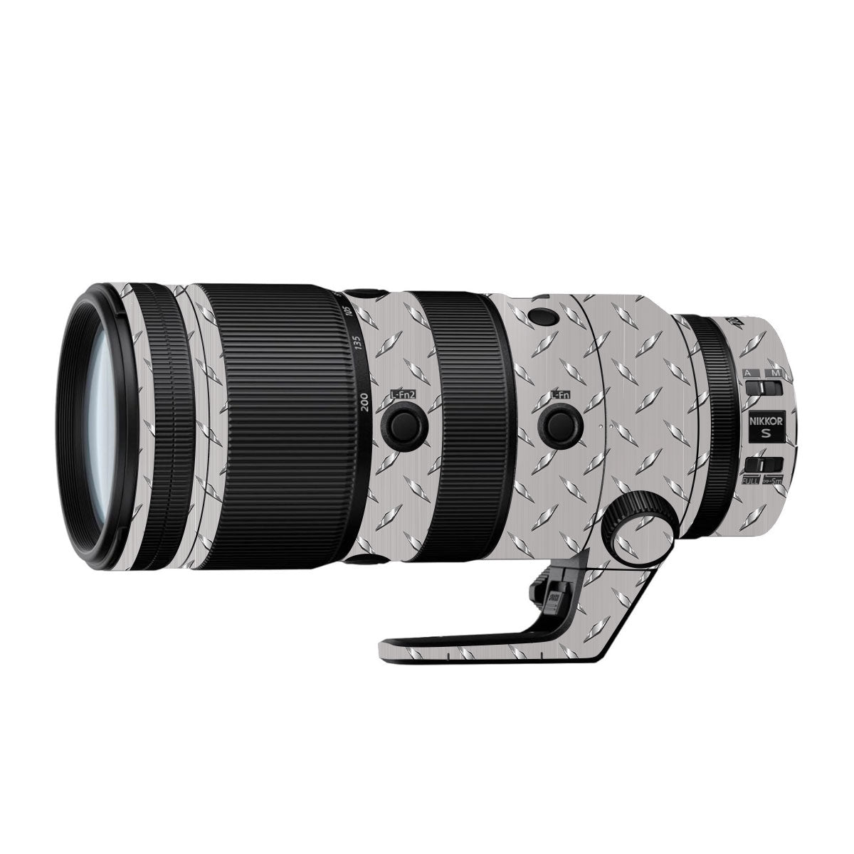 Textured Silver Tread Nikon Nikkor Z 70-200mm F/2.8 Camera Lens Skin