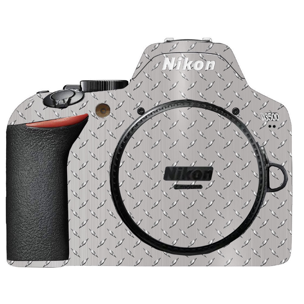Textured Silver Tread Nikon D3500 Camera Skin