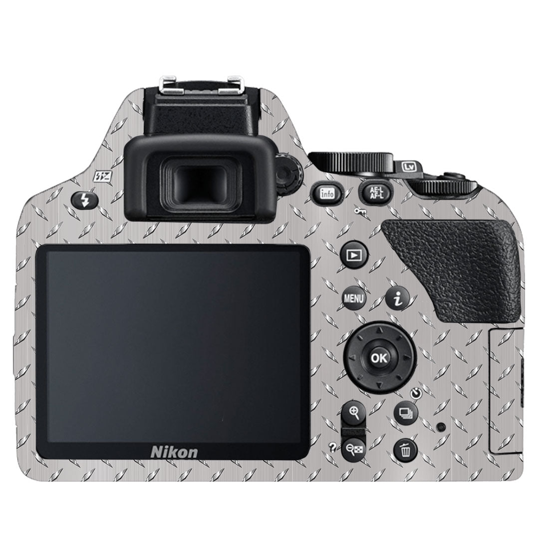 Textured Silver Tread Nikon D3500 Camera Skin