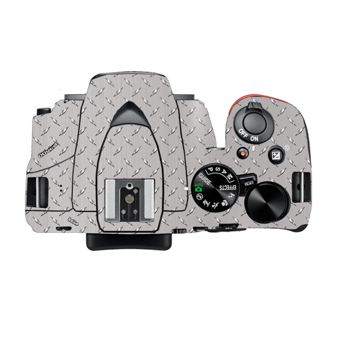 Textured Silver Tread Nikon D3500 Camera Skin