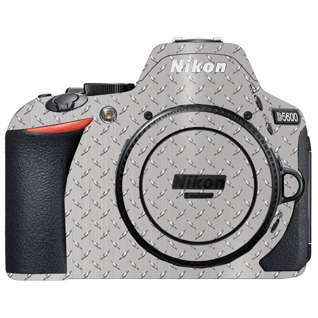 Textured Silver Tread Nikon D5600 Camera Skin