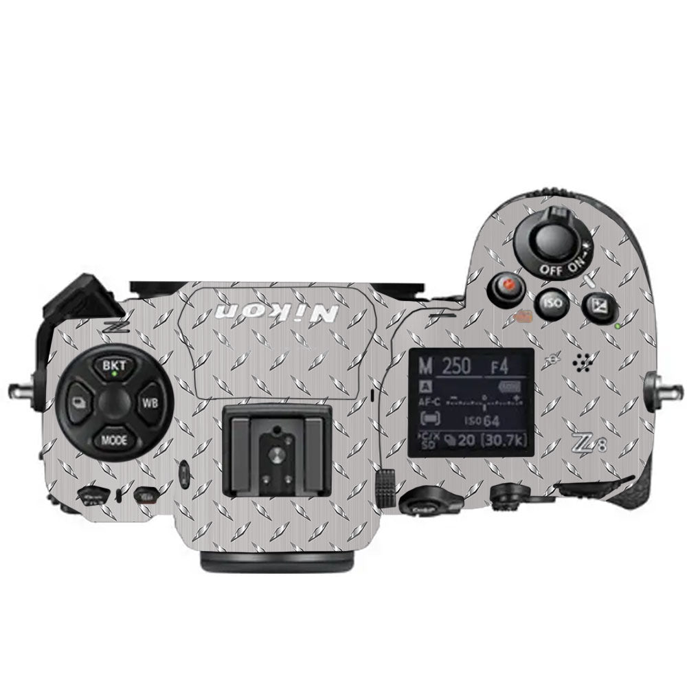 Textured Silver Tread Nikon Z8 Camera Skin
