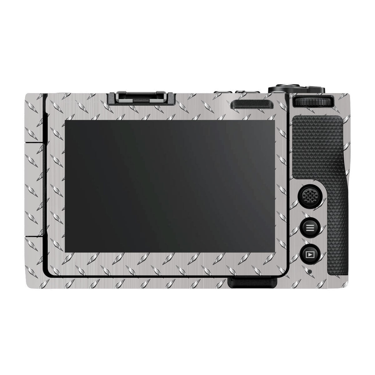 Textured Silver Tread Nikon ZR Camera Skin