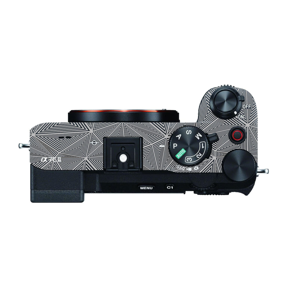Textured Dark Prism Geometric Sony A7 CII Camera Skin