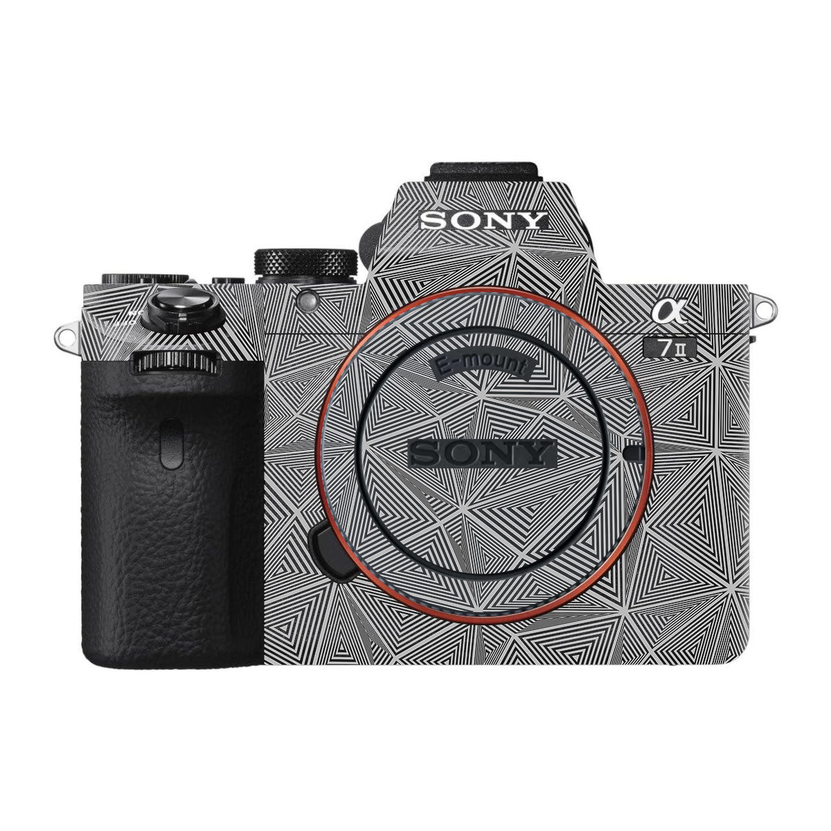 Textured Dark Prism Geometric Sony A7 II Camera Skin