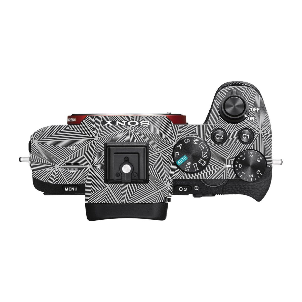 Textured Dark Prism Geometric Sony A7 II Camera Skin