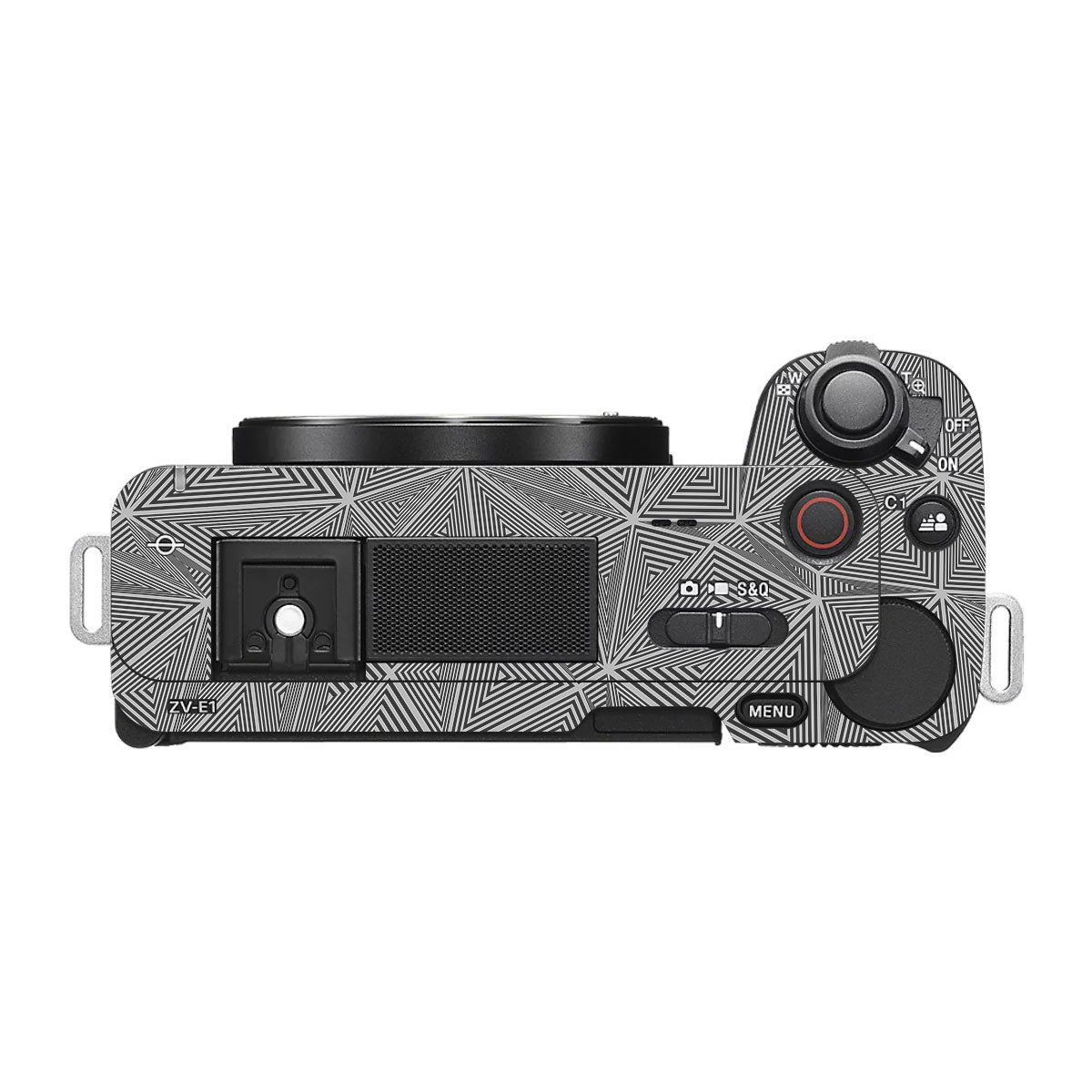Textured Dark Prism Geometric Sony ZV-E1 Camera Skin