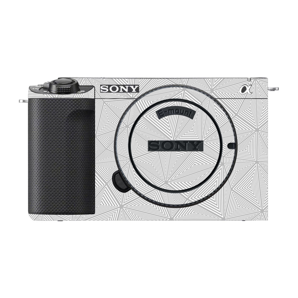 Textured Silver Prism Geometric Sony ZV-E1 Camera Skin