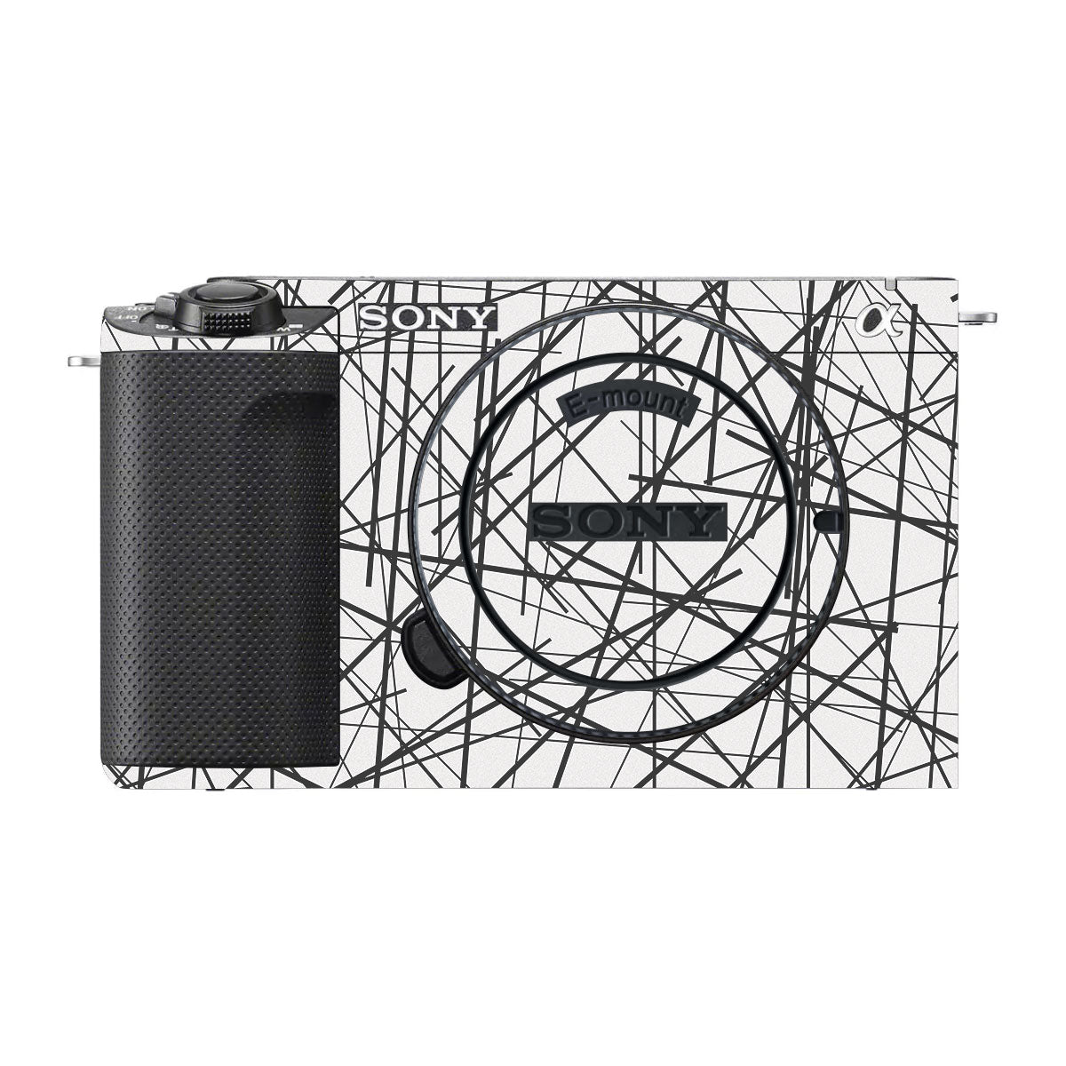 Textured Electric Blue Chaos Sony ZV-E1 Camera Skin