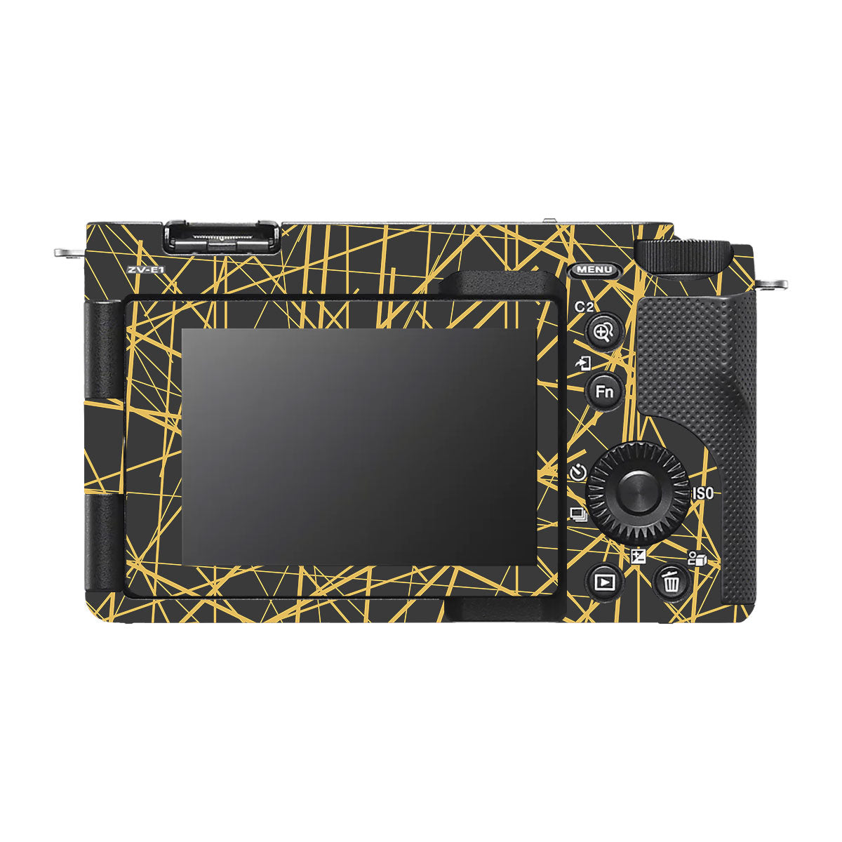 Textured Ocean Wave Blue Sony ZV-E1 Camera Skin