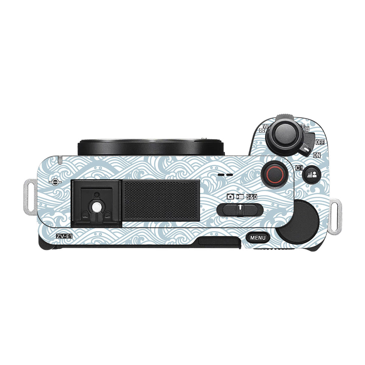 Textured Topo Flow Sony ZV-E1 Camera Skin