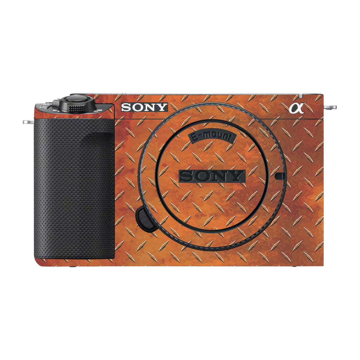 Textured Metallic Steel Grain Sony ZV-E1 Camera Skin