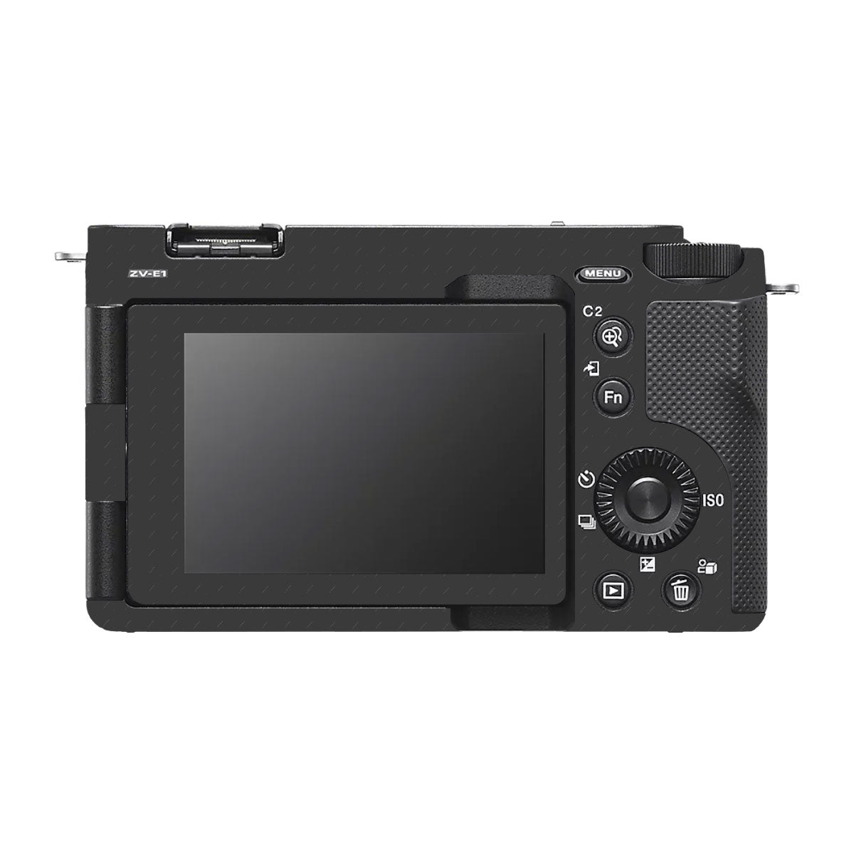 Textured Black Iron Plate Sony ZV-E1 Camera Skin