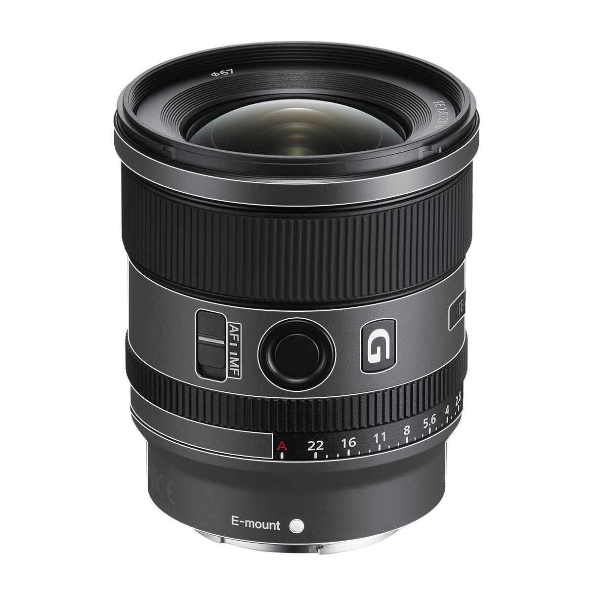 Transparent Sony FE 20mm F/1.8 G Camera Lens Skin