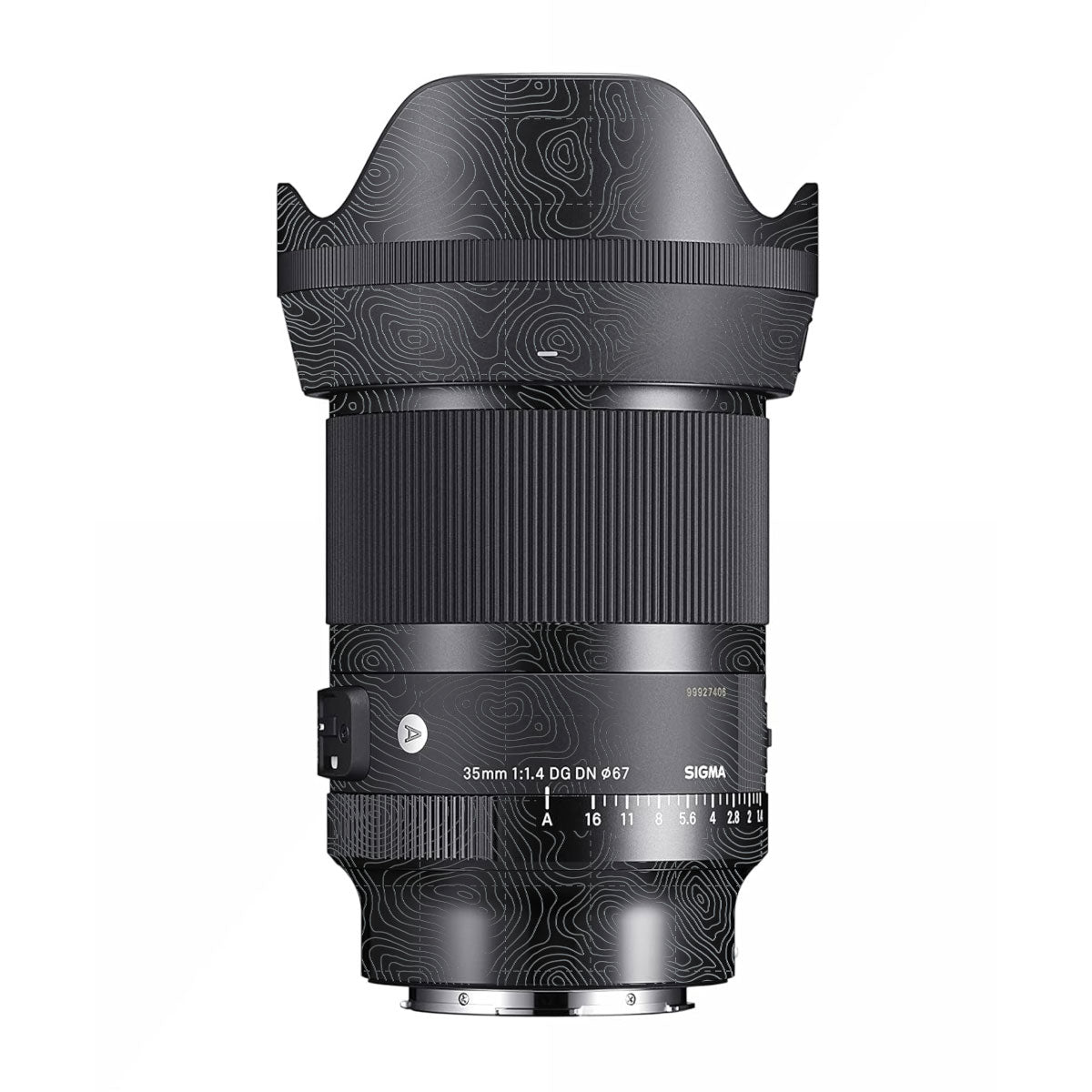 Textured Stealth Slate Sigma 35mm F/1.4 DG HSM Art Sony E Camera Lens Skin
