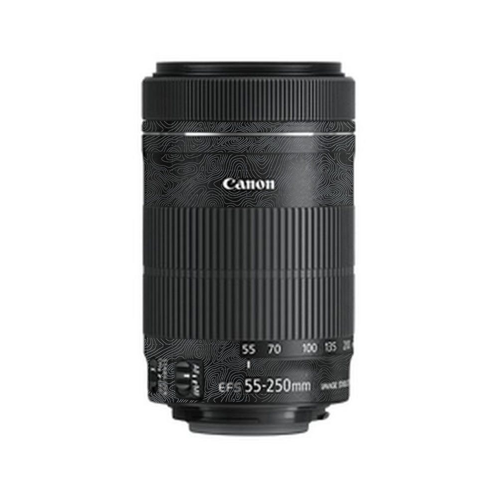 Textured Stealth Slate Canon EF-S 55–250mm f/4–5.6 IS STM Camera Lens Skin