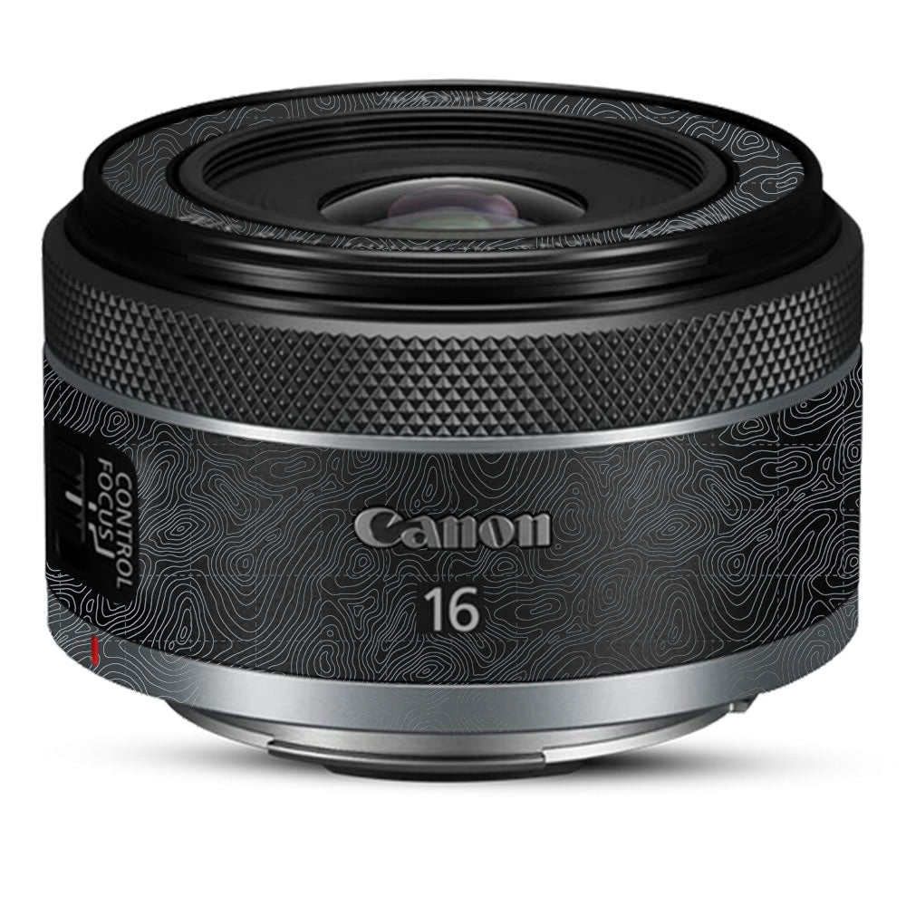 Textured Stealth Slate Canon RF 16mm f/2.8 STM Camera Lens Skin