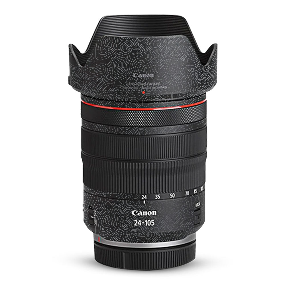 Textured Stealth Slate Canon RF 24–105mm f/4L IS USM Camera Lens Skin