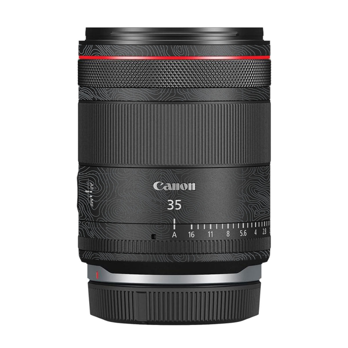 Textured Stealth Slate Canon RF 35mm F/1.4 VCM Camera Lens Skin