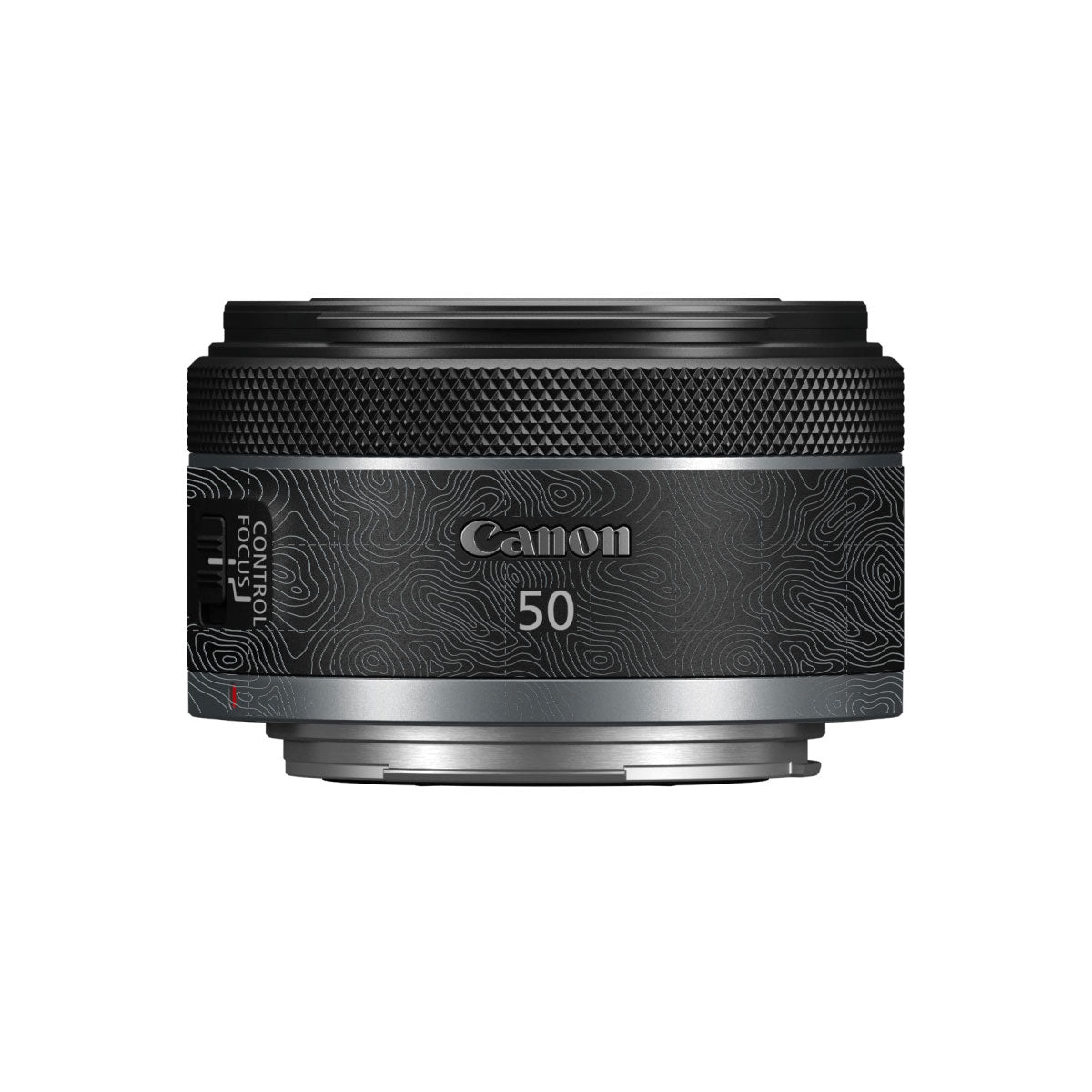 Textured Stealth Slate Canon RF 50mm F/1.8 STM Camera Lens Skin