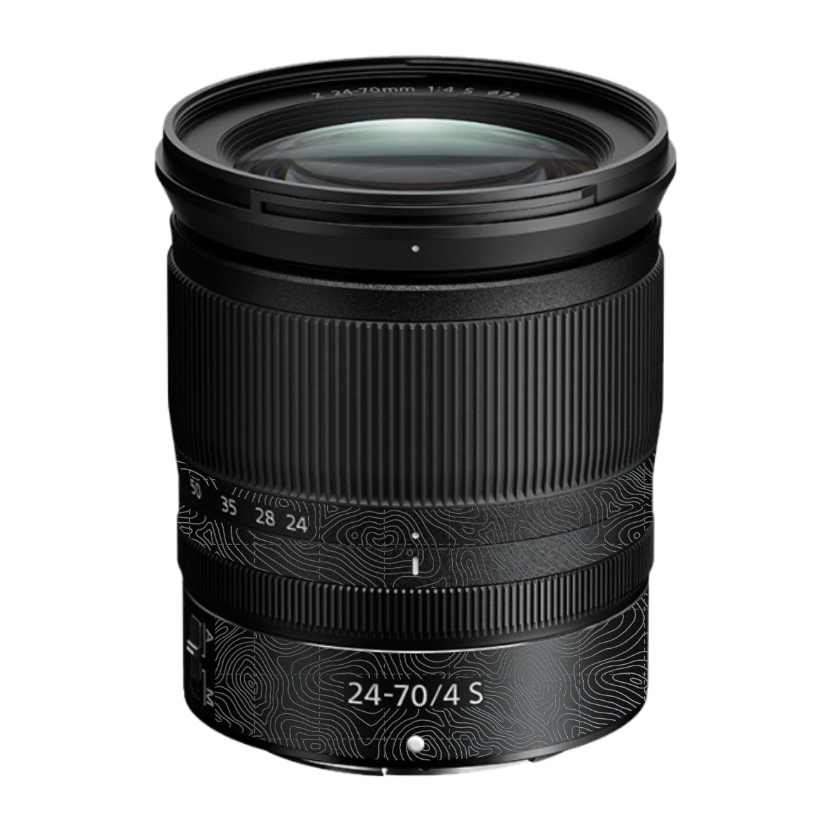 Textured Stealth Slate Nikon Nikkor Z 24-70mm F/4 S Camera Lens Skin