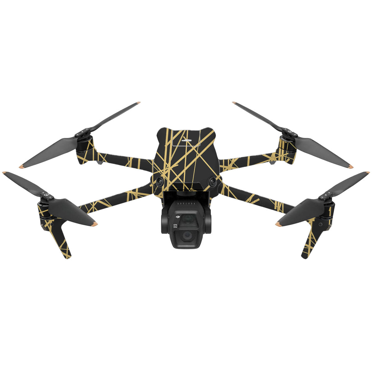 Textured Ocean Wave Blue DJI Air 3 Drone Skin
