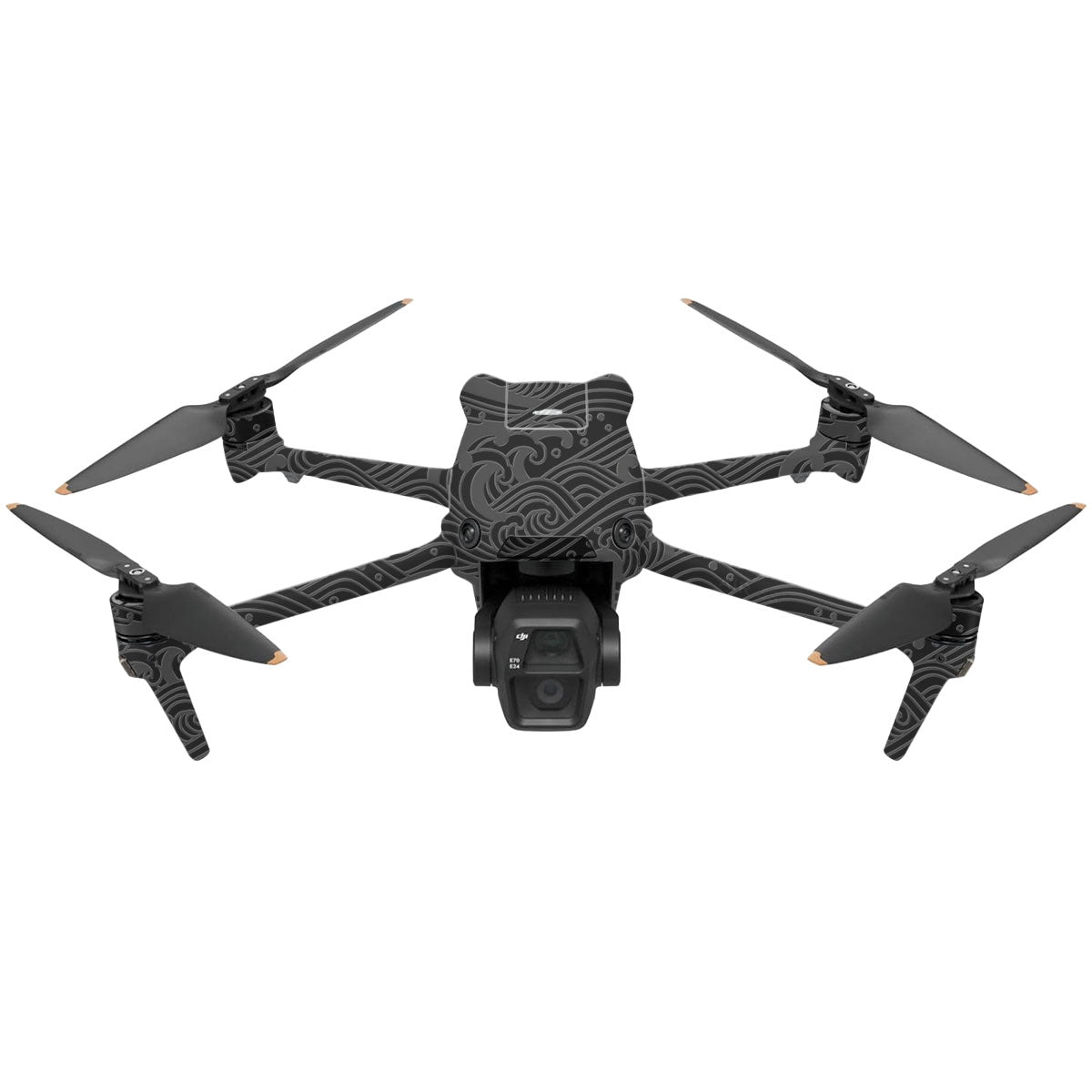 Textured Crimson Wave DJI Air 3 Drone Skin