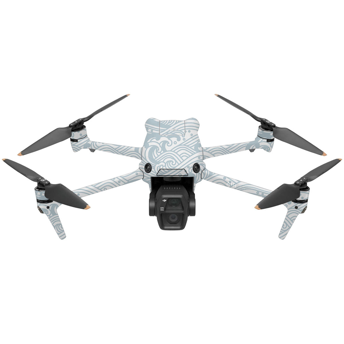 Textured Topo Flow DJI Air 3 Drone Skin
