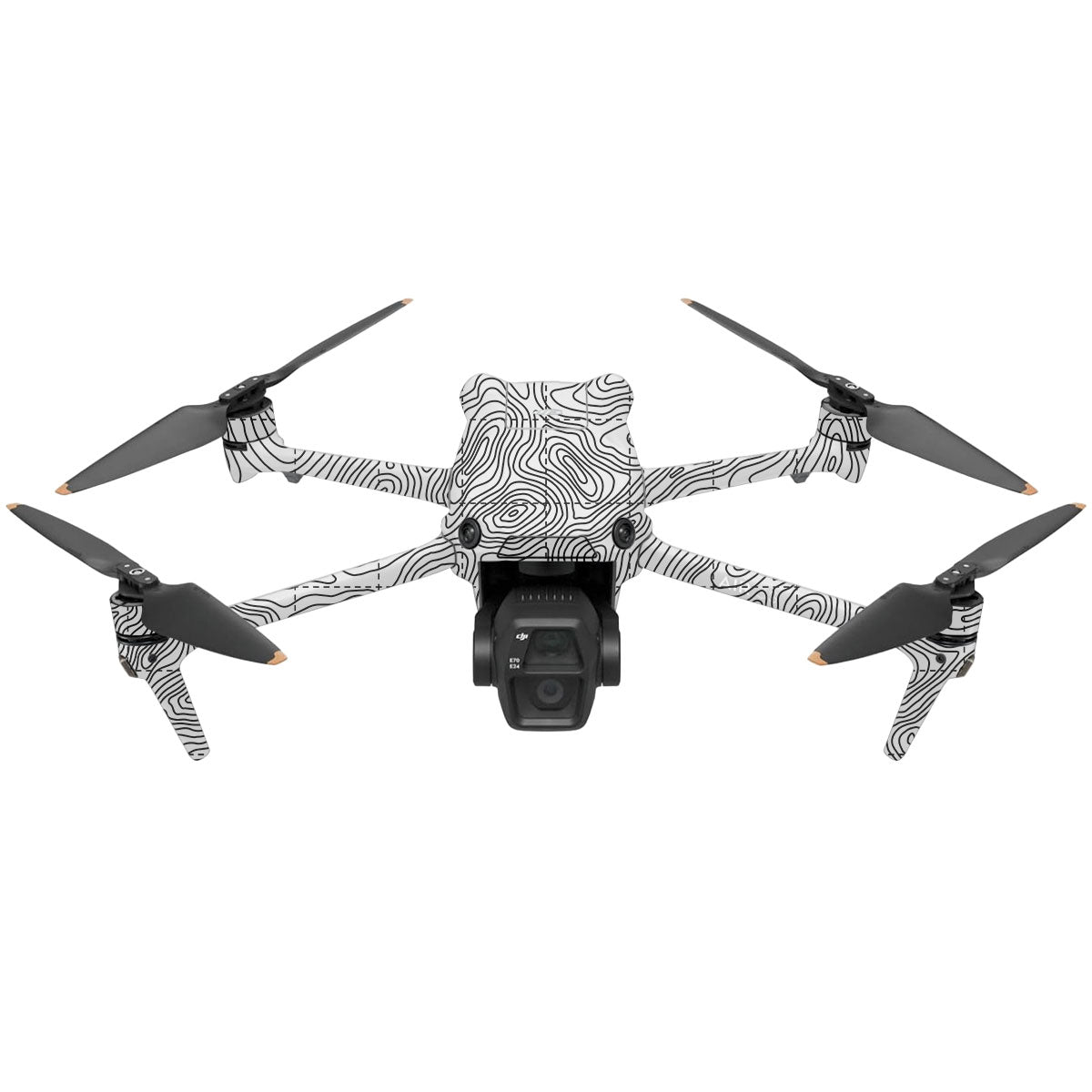 Textured Midnight Slate DJI Air 3 Drone Skin
