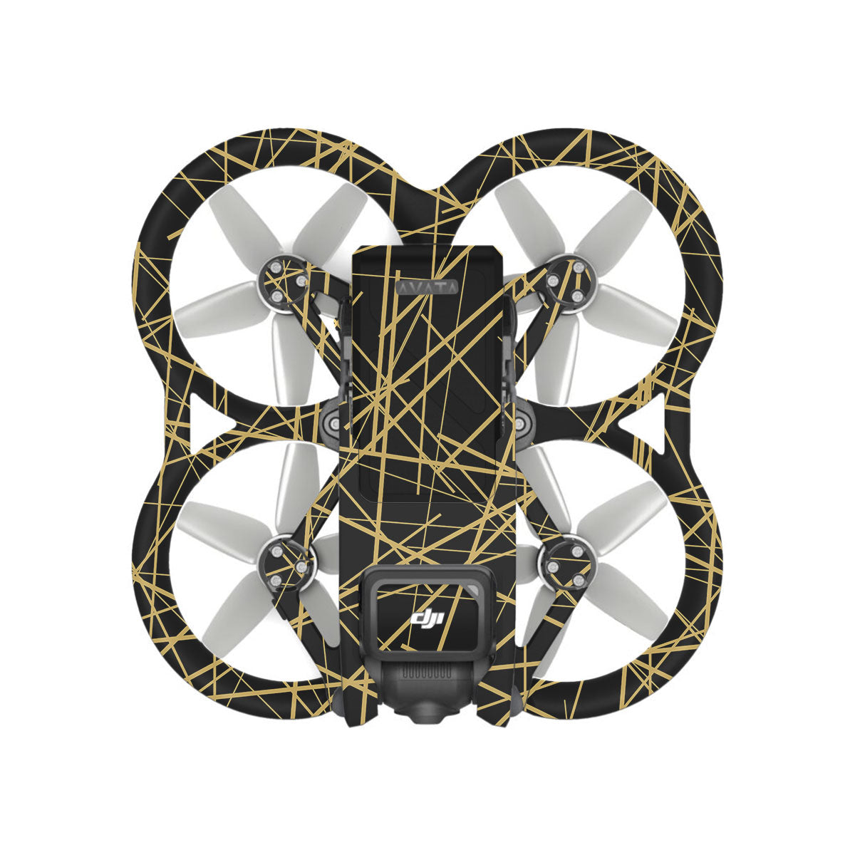 Textured Ocean Wave Blue DJI Avata Drone Skin