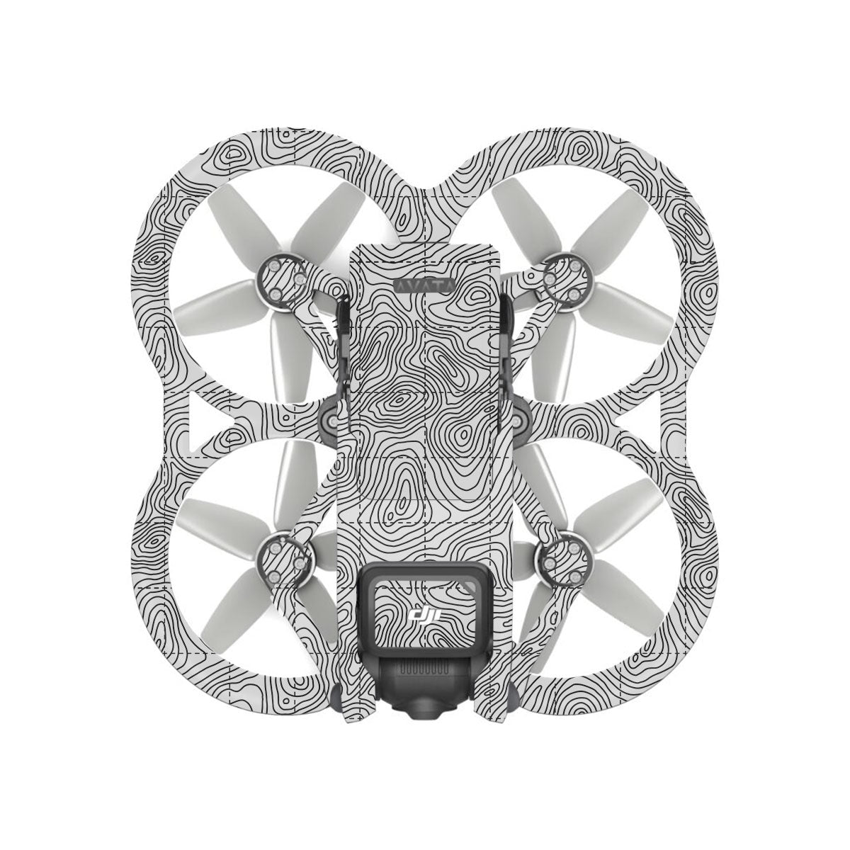 Textured Midnight Slate DJI Avata Drone Skin
