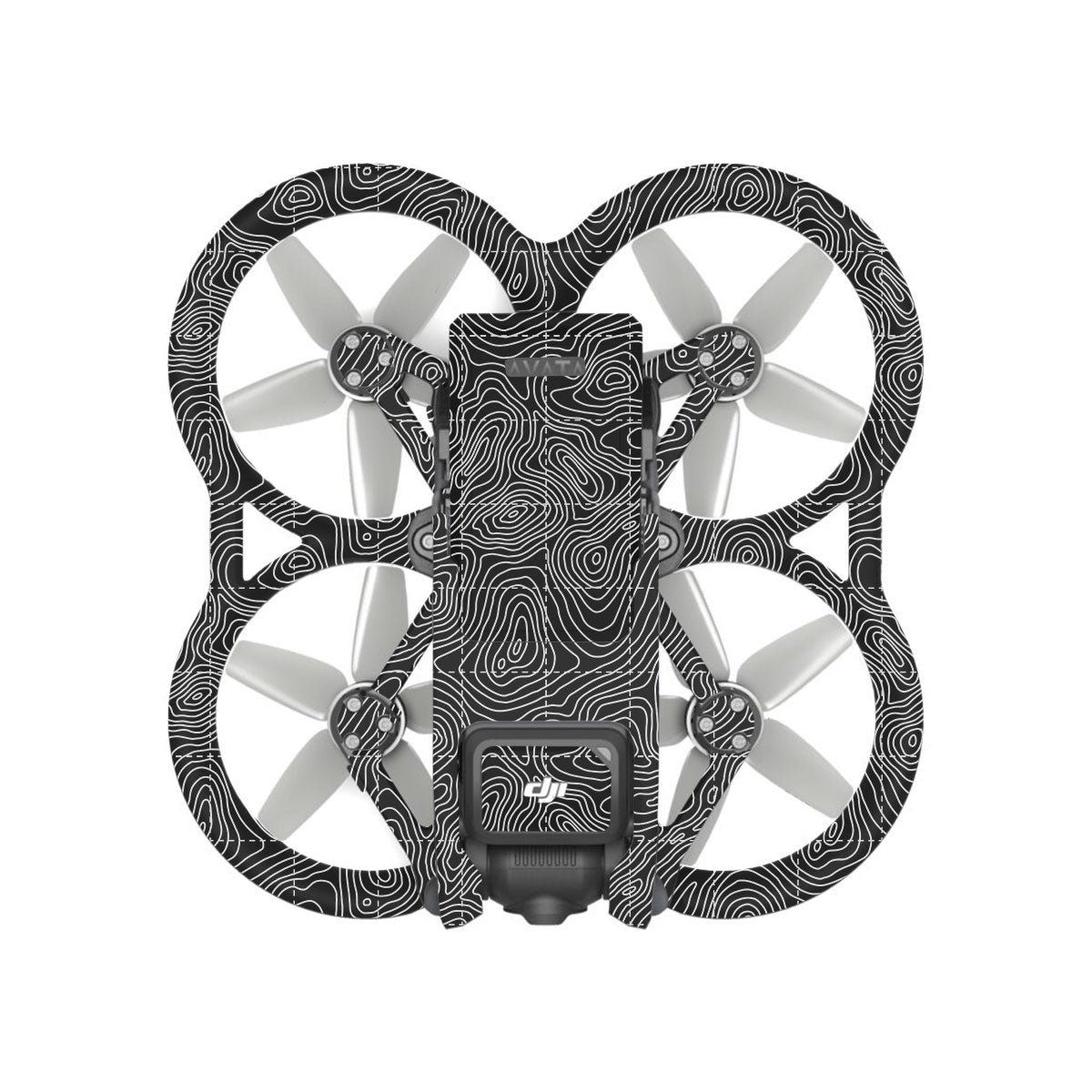 Textured Stealth Slate DJI Avata Drone Skin