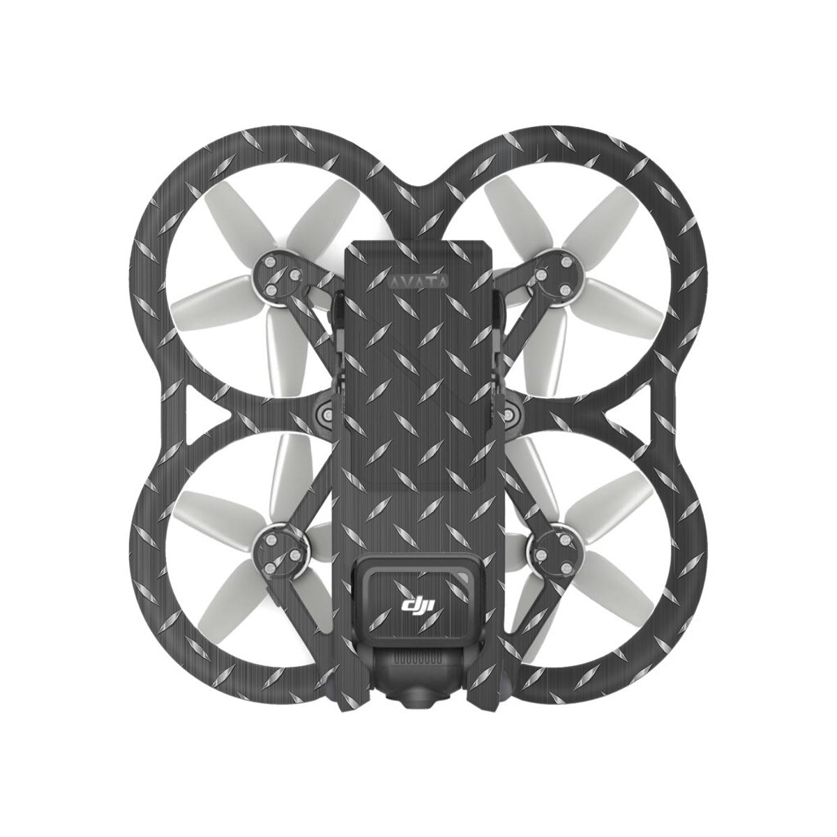 Textured Silver Tread DJI Avata Drone Skin