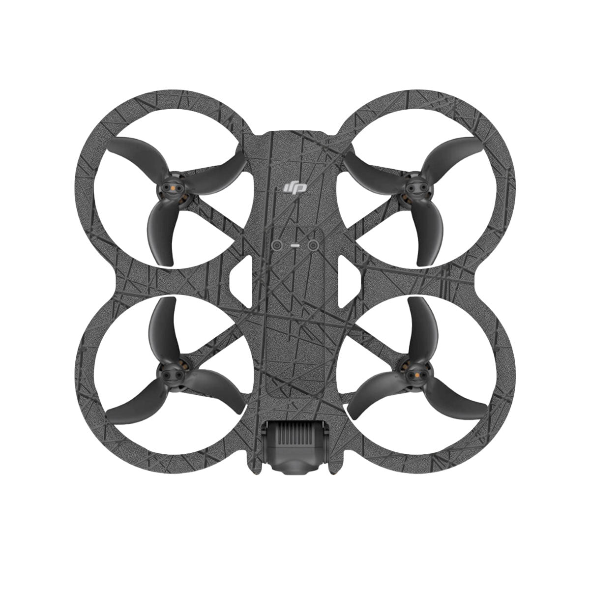 Textured White Chaos Line DJI Avata 2 Drone Skin