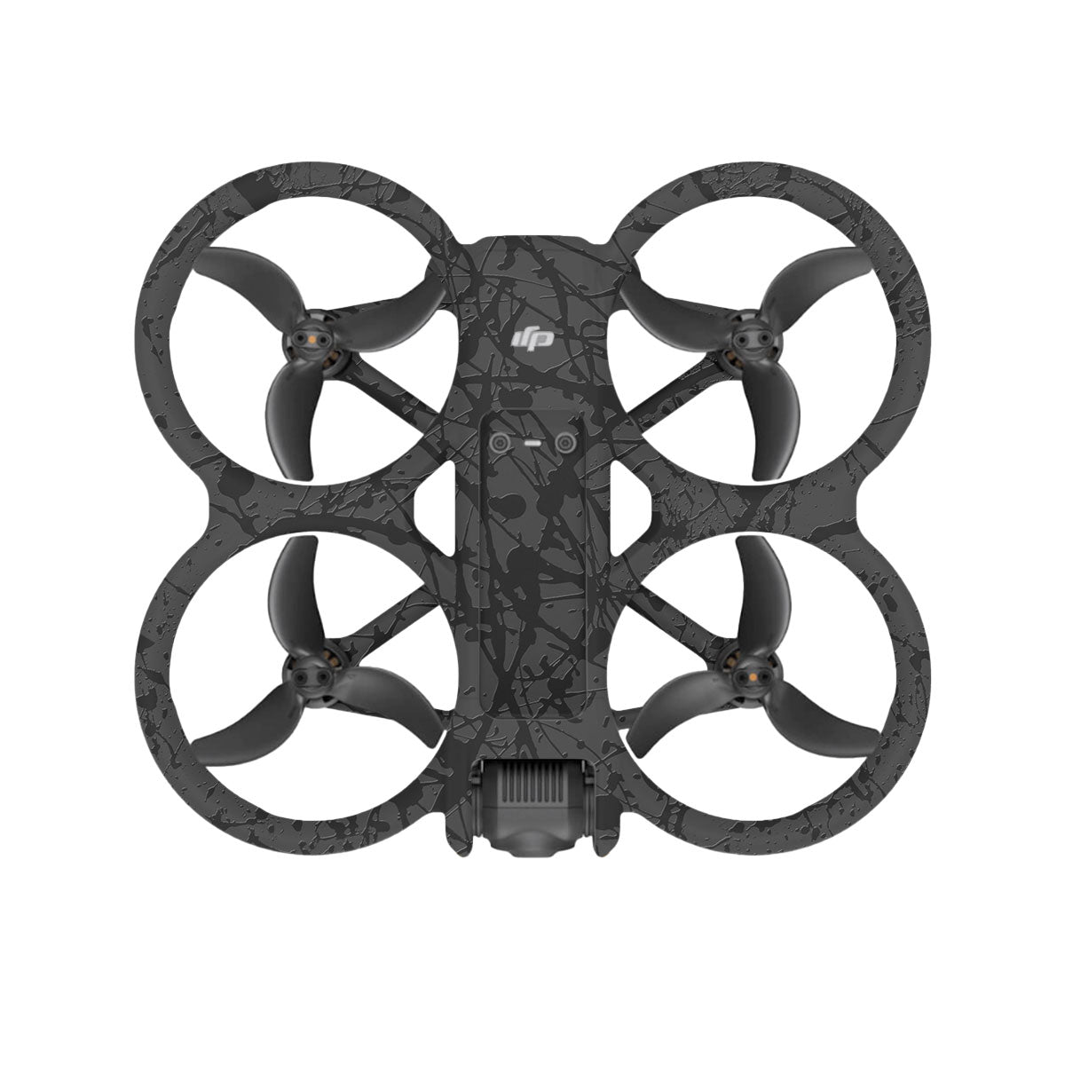 Textured Black Splash DJI Avata 2 Drone Skin