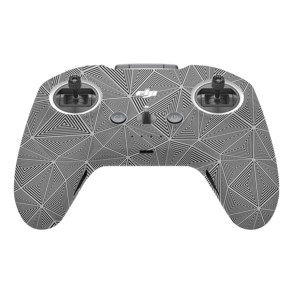 Textured Dark Prism Geometric DJI FPV Remote Controller Skin