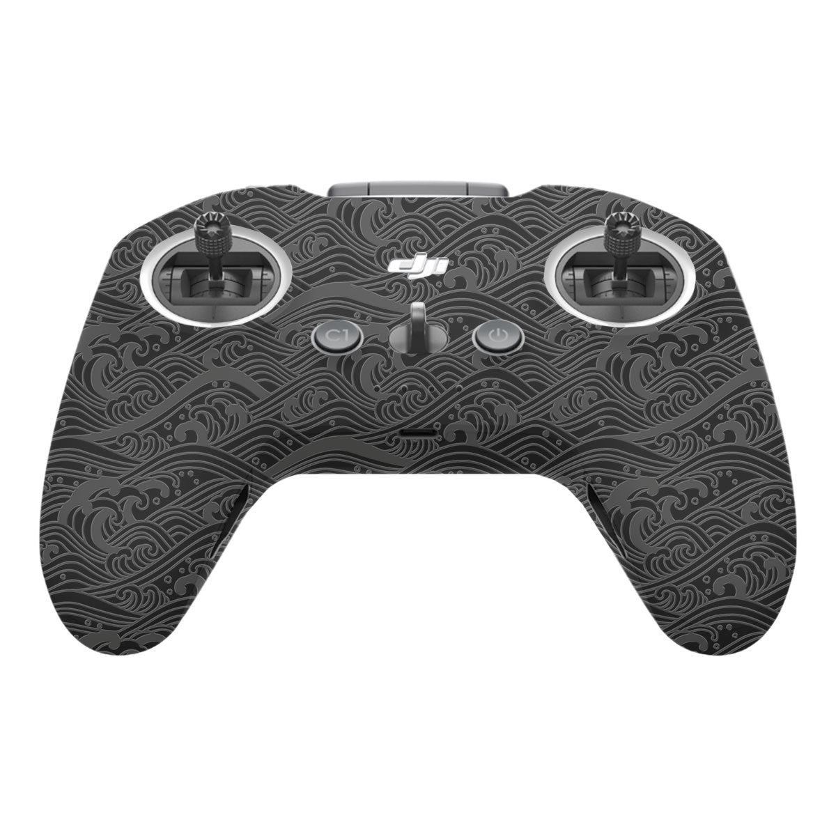 Textured Matte Charcoal DJI FPV Remote Controller Skin