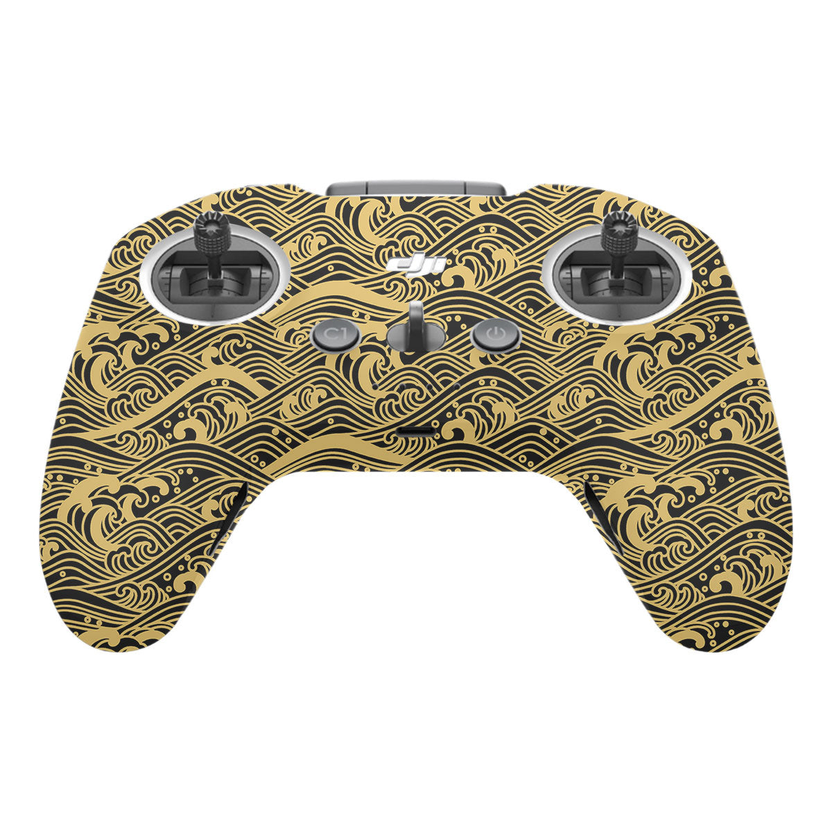 Textured Golden Tide DJI FPV Remote Controller Skin
