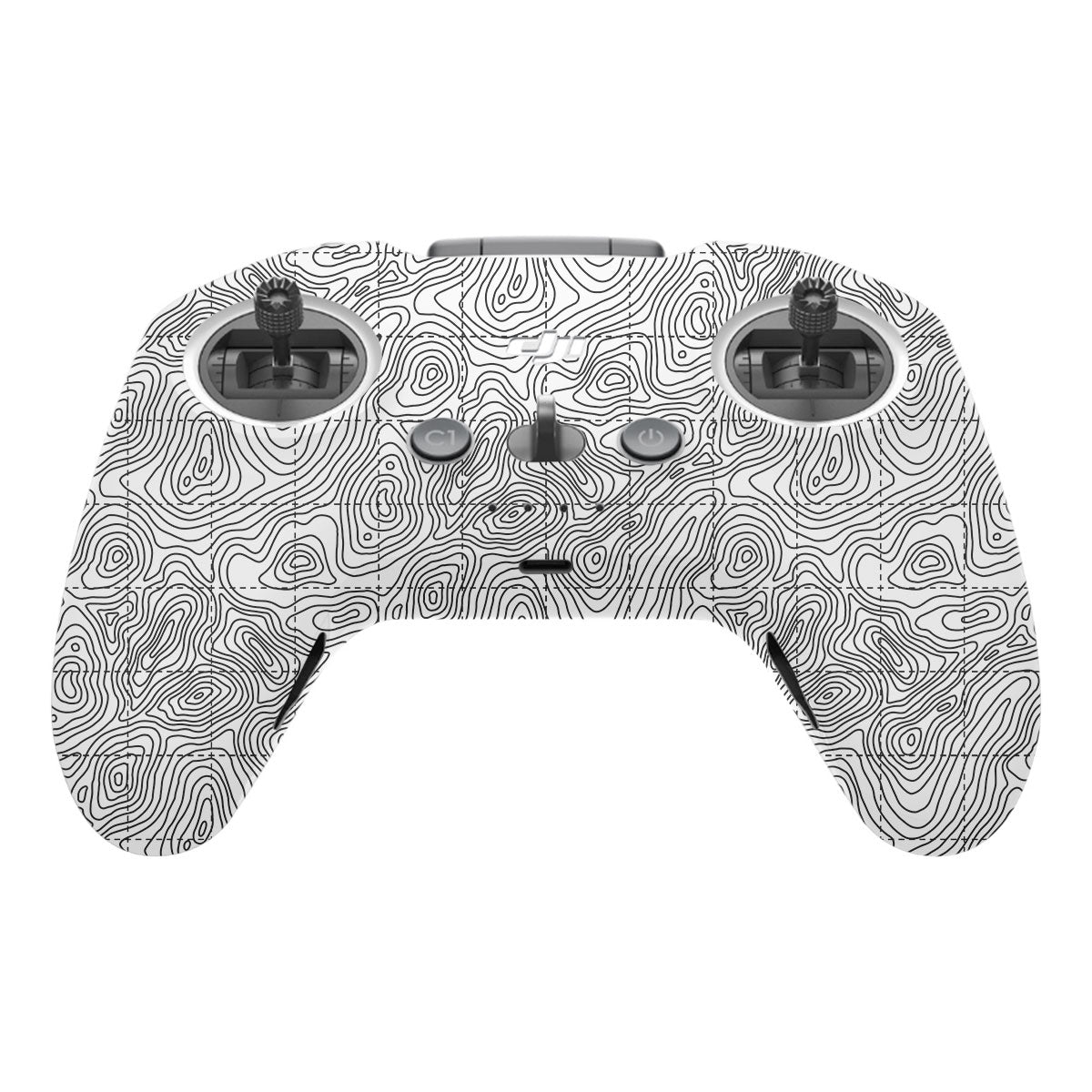 Textured Topo Flow DJI FPV Remote Controller Skin