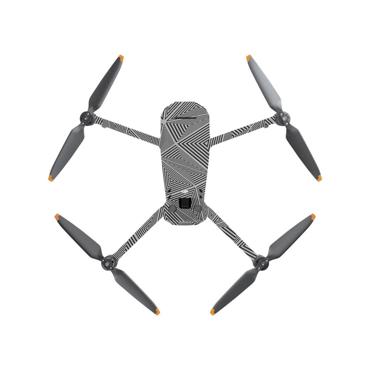 Textured Dark Prism Geometric DJI Mavic 3 Drone Skin
