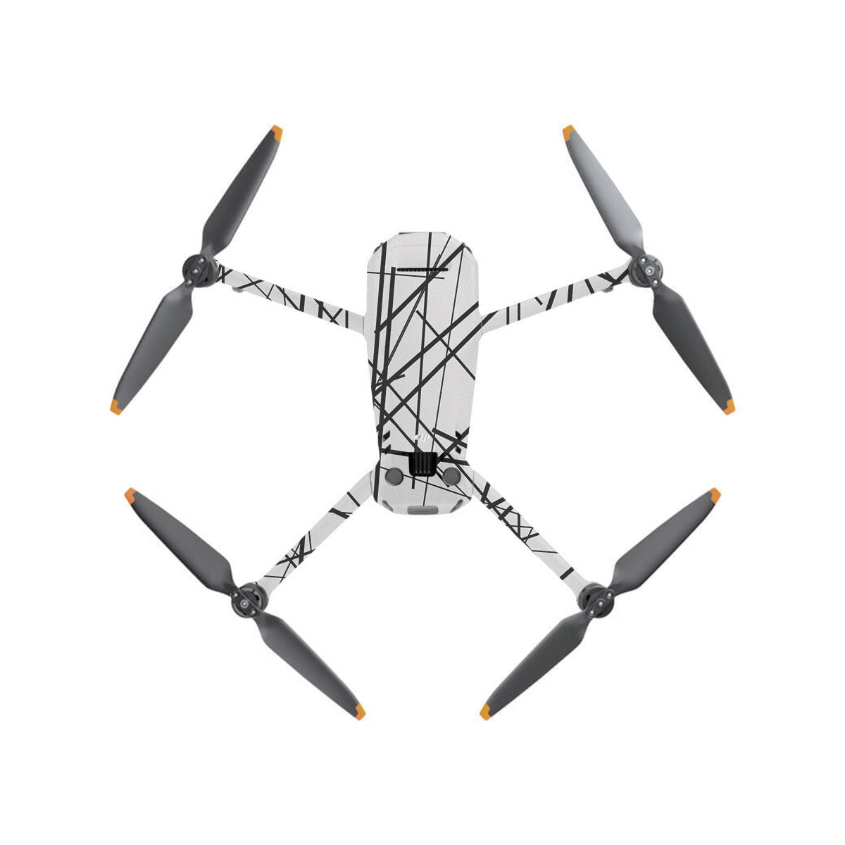 Textured White Chaos Line DJI Mavic 3 Drone Skin