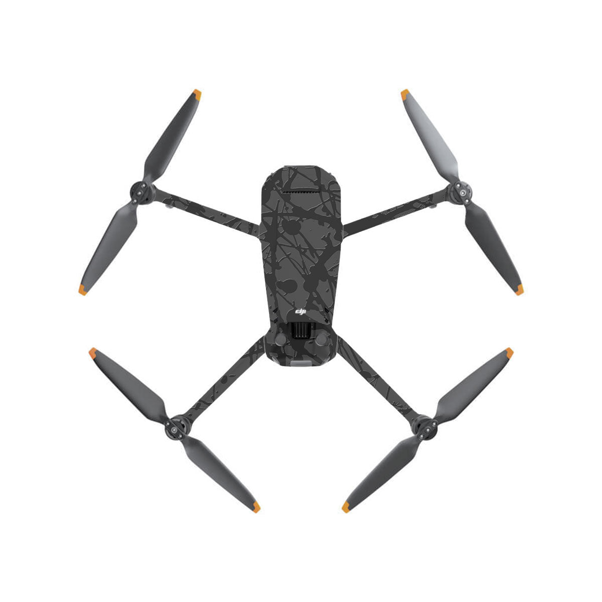 Textured Black Splash DJI Mavic 3 Drone Skin