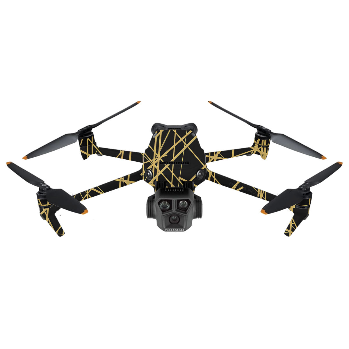 Textured Golden Web DJI Mavic 3 Pro Drone Skin