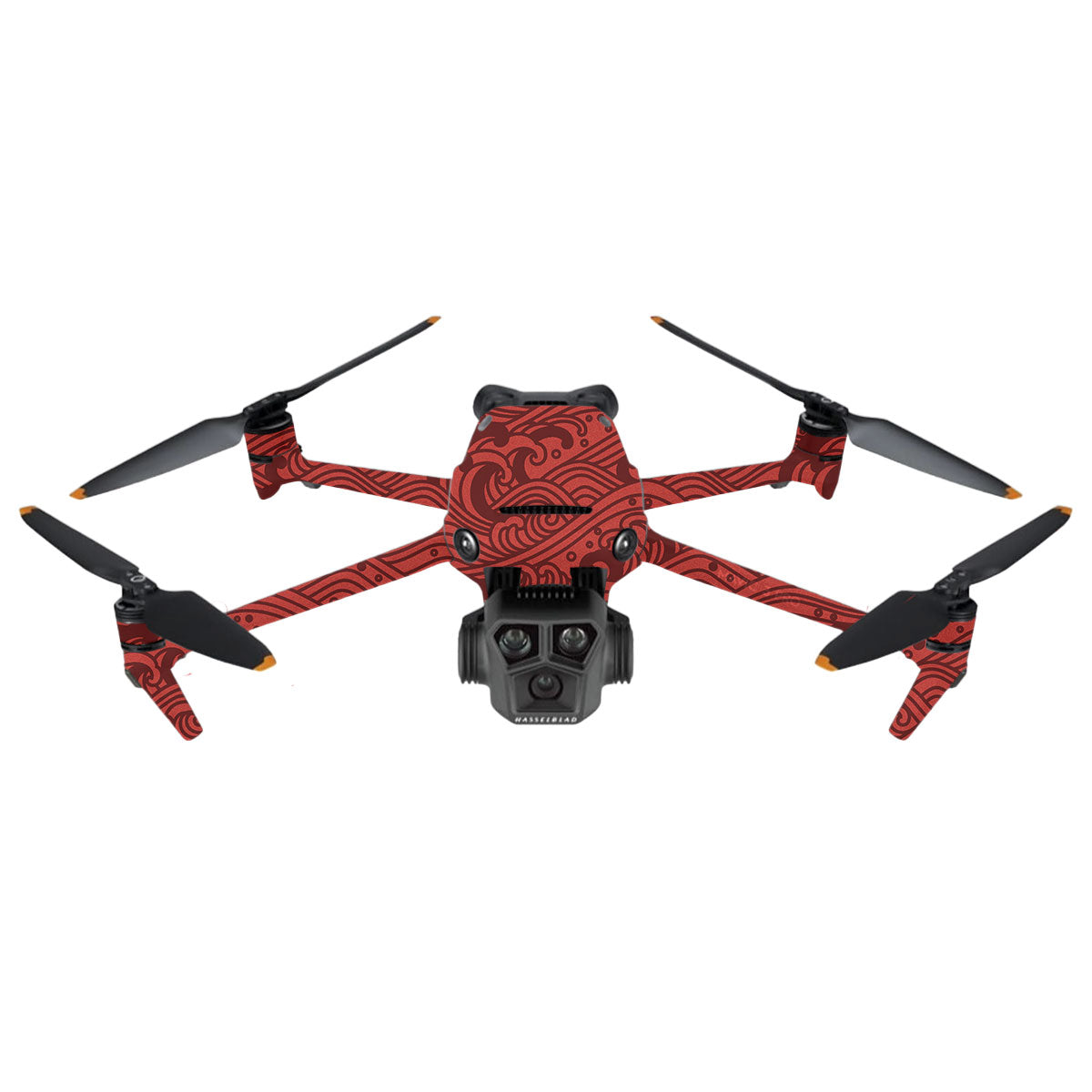 Textured Crimson Wave DJI Mavic 3 Pro Drone Skin