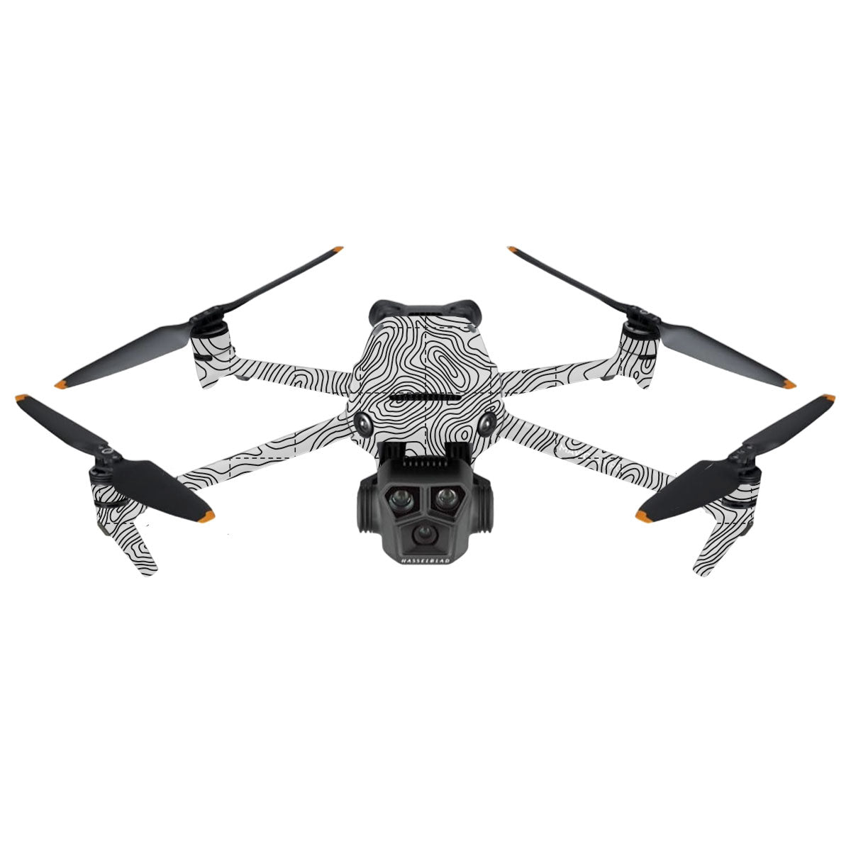 Textured Topo Flow DJI Mavic 3 Pro Drone Skin
