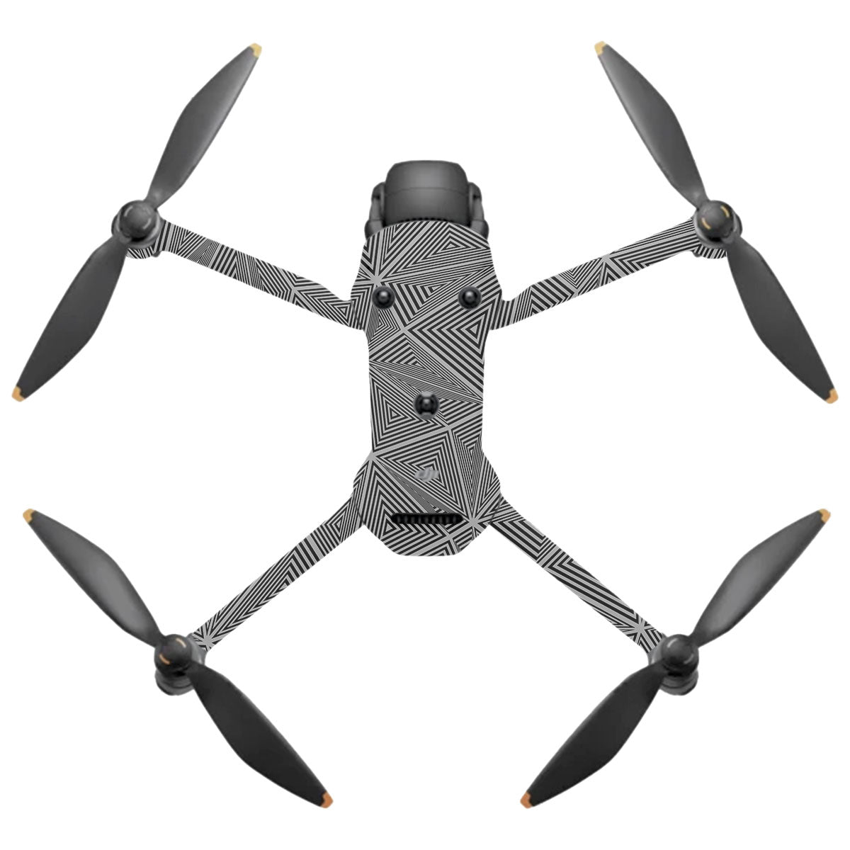 Textured Dark Prism Geometric DJI Mavic 4 Pro Drone Skin