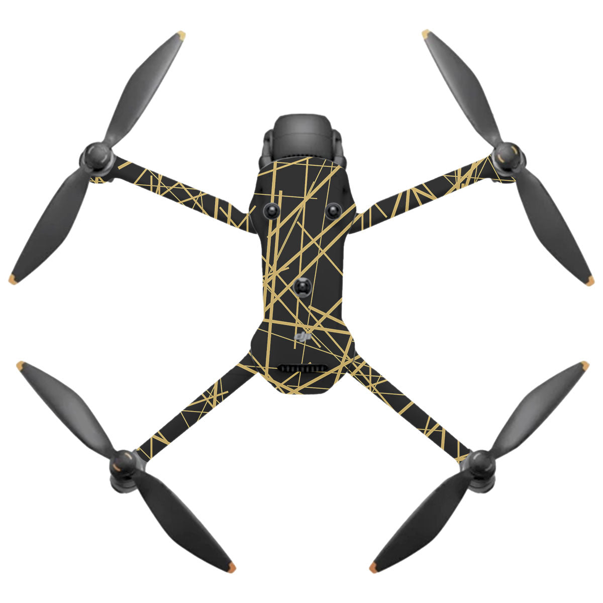 Textured Golden Web DJI Mavic 4 Pro Drone Skin