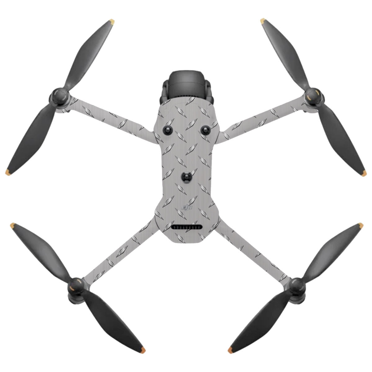 Textured Silver Tread DJI Mavic 4 Pro Drone Skin