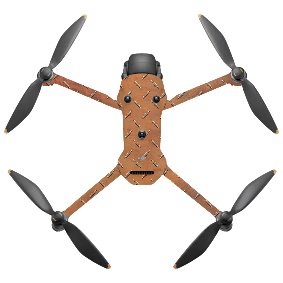 Textured Rust Forge DJI Mavic 4 Pro Drone Skin
